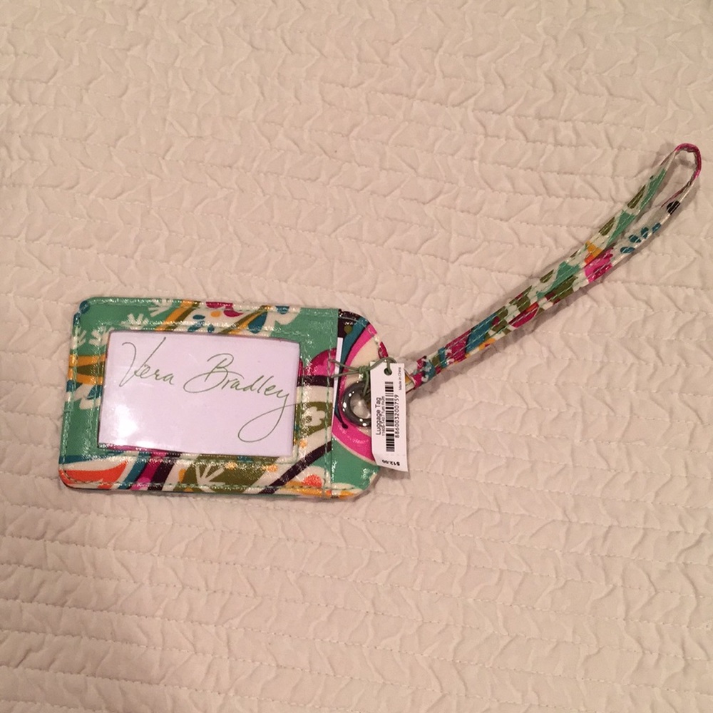 Vera Bradley luggage tag